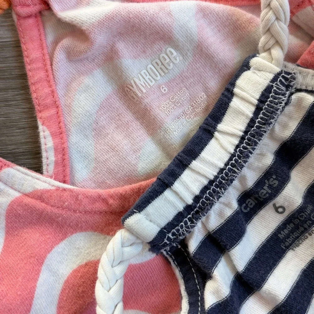 Gymboree/Carter's girls short summer dresses